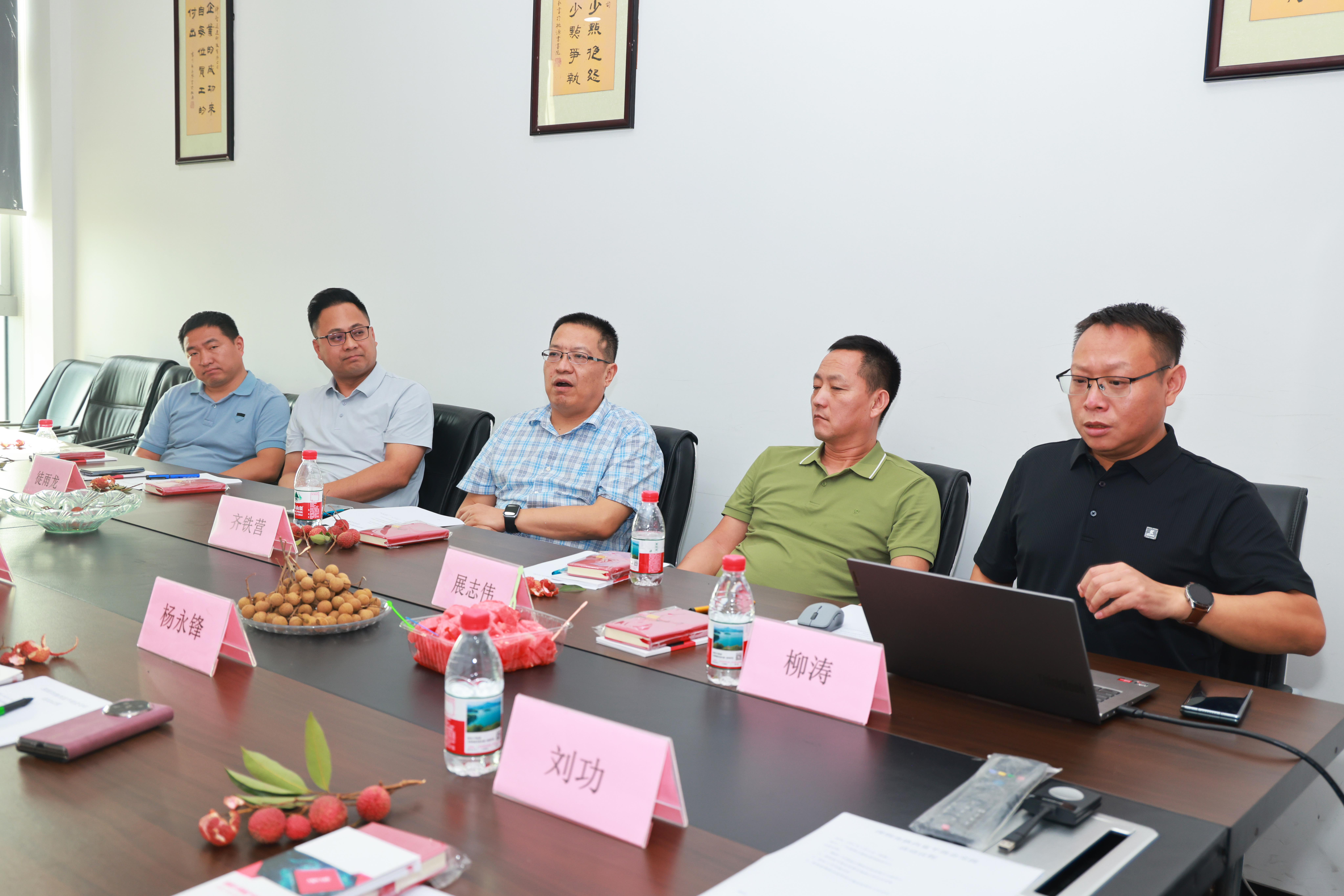 【熱血匯聚】深圳富平商會蒞臨高能計算機參觀交流(圖2)