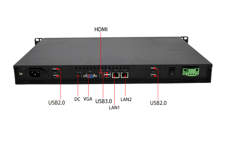 國(guó)產(chǎn)工控整機(jī)飛騰D2000八核工控機(jī)U3204(圖5)